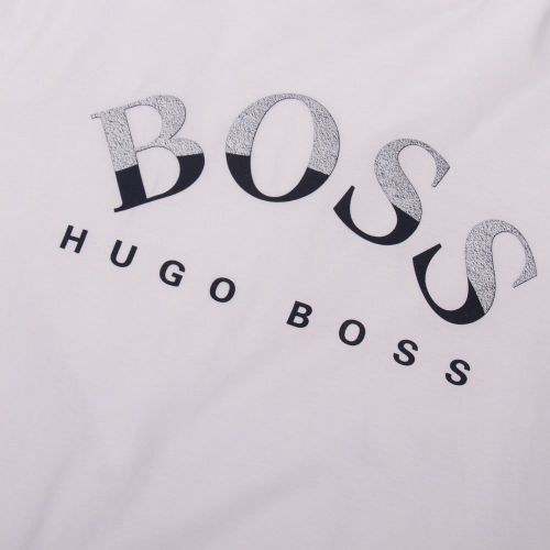 Mens White Tee 1 Logo S/s T Shirt 95550 by BOSS from Hurleys