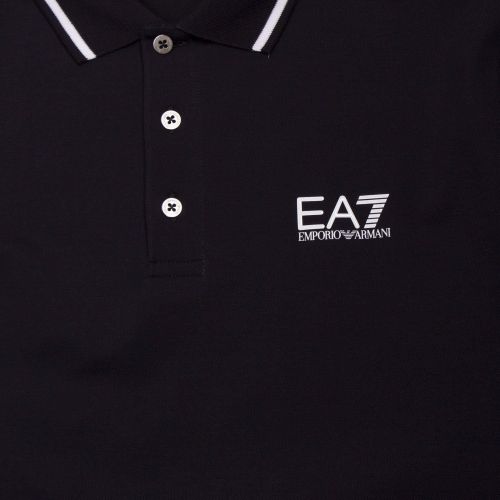 Mens Navy Train Core ID Stretch S/s Polo Shirt 76181 by EA7 from Hurleys