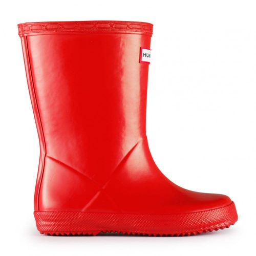 Kids Red First Classic Wellington Boots (4-8) 66418 by Hunter from Hurleys