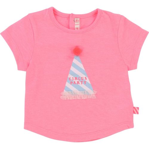 Baby Pink Party Hat S/s T Shirt 22142 by Billieblush from Hurleys