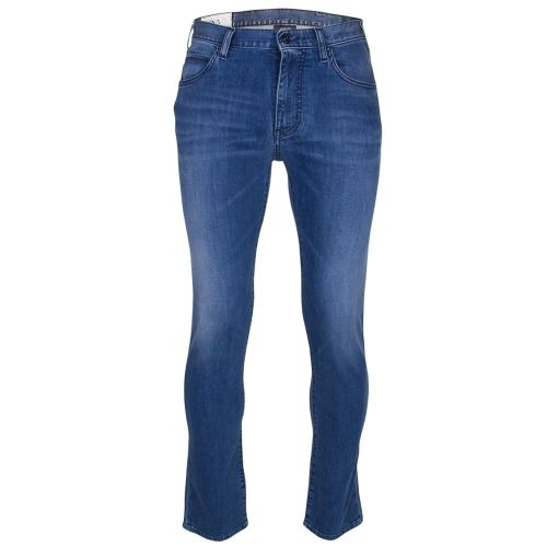 Mens Blue Wash J45 Slim Fit Jeans 69554 by Armani Jeans from Hurleys