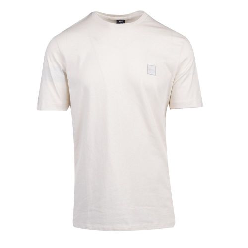 Casual Mens Light Beige Tales S/s T Shirt 99691 by BOSS from Hurleys