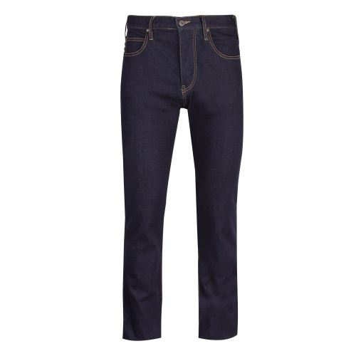Mens Blue Rinse J21 Regular Fit Jeans 29221 by Emporio Armani from Hurleys
