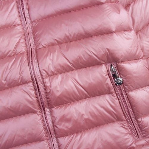 Girls Dragee Pink Spoutnic Shiny Hooded Jacket 78870 by Pyrenex from Hurleys