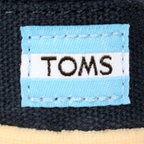Tiny Navy Canvas Classic (1-10) 6080 by Toms from Hurleys