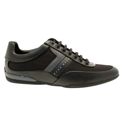 Mens Black Space_Lowp Trainers 9610 by BOSS from Hurleys
