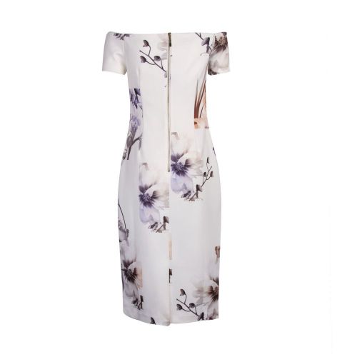 Womens White Vanilla Saidie Bodycon Midi Dress 83238 by Ted Baker from Hurleys