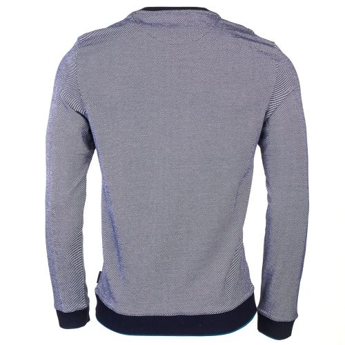 Mens Navy Jax Crew Sweat Top 70172 by Ted Baker from Hurleys