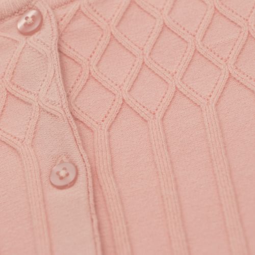 Girls Nude Pink Knitted Cardigan 29877 by Mayoral from Hurleys