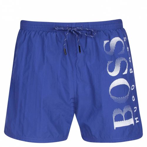 Mens Medium Blue Octopus Side Logo Swim Shorts 45219 by BOSS from Hurleys