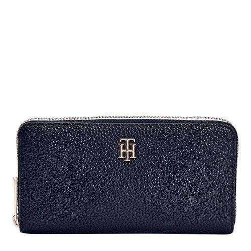 Womens Navy Essence Large Zip Around Purse 81059 by Tommy Hilfiger from Hurleys
