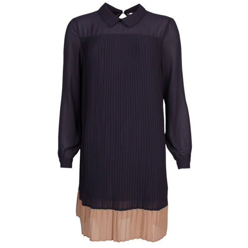 Womens Dark Navy Vimable L/s Dress 11212 by Vila from Hurleys