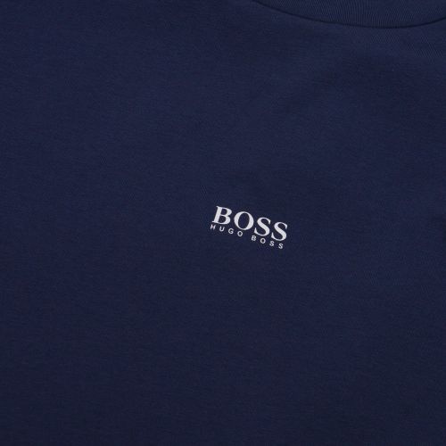 Casual Mens Mid Blue Tchup Centre Logo S/s T Shirt 74344 by BOSS from Hurleys