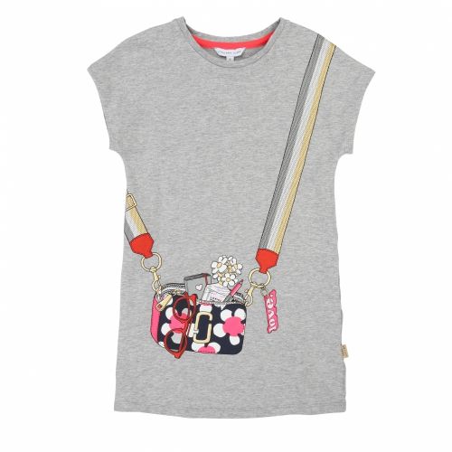 Girls Grey Marl Snapshot Bag T Shirt Dress 36541 by Marc Jacobs from Hurleys