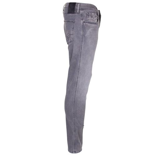 Mens Grey Wash Anbass Slim Fit Jeans 72613 by Replay from Hurleys