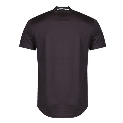 Mens Black Eagle Jacquard S/s T Shirt 29122 by Emporio Armani from Hurleys