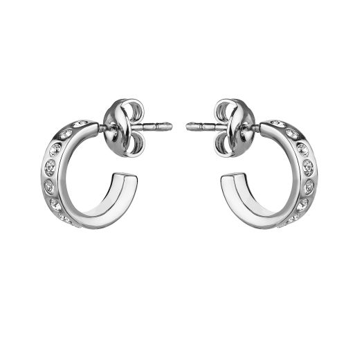 Womens Silver/Crystal Seeni Mini Hoop Earrings 54436 by Ted Baker from Hurleys