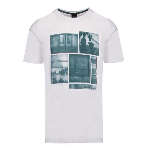 Casual Mens White Thrill 2 S/s T Shirt 44858 by BOSS from Hurleys