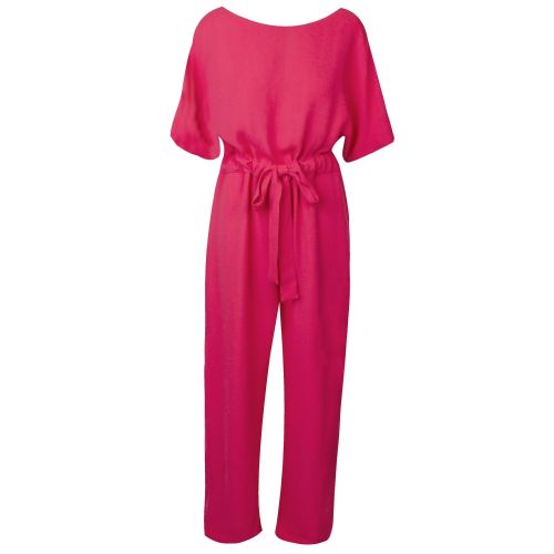 Womens Azalea Red Patras Crepe Jumpsuit 25648 by French Connection from Hurleys