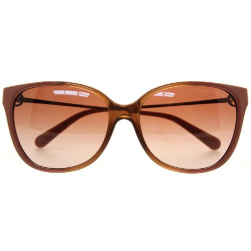 Womens Brown & Rio Coral Ombre Marrakesh Sunglasses 12217 by Michael Kors from Hurleys