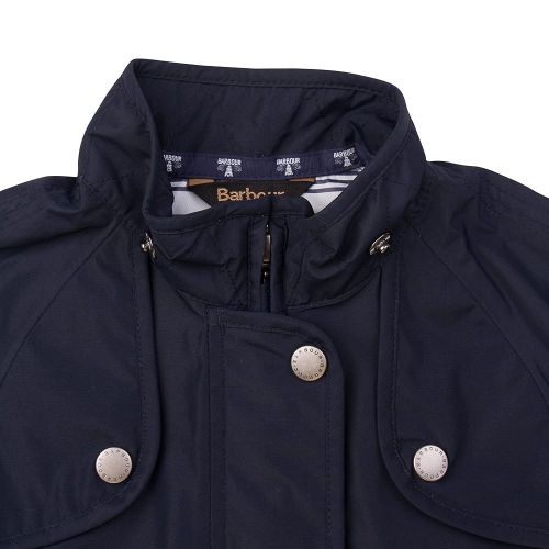 Girls Navy Trevose Jacket 72183 by Barbour from Hurleys