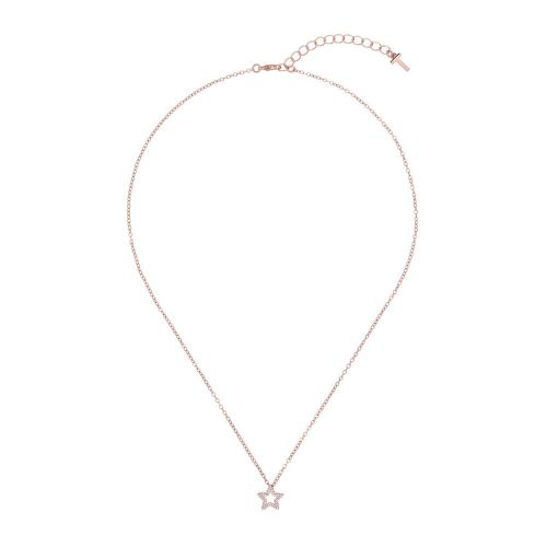 Womens Rose Gold/Crystal Taylorh Twinkle Star Pendant Necklace 97499 by Ted Baker from Hurleys