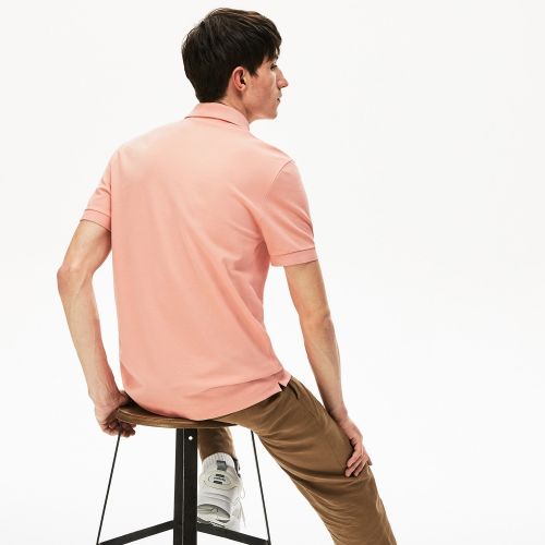 Lacoste Mens Elf Pink Paris Stretch Regular Fit S/s Polo Shirt 59315 by Lacoste from Hurleys
