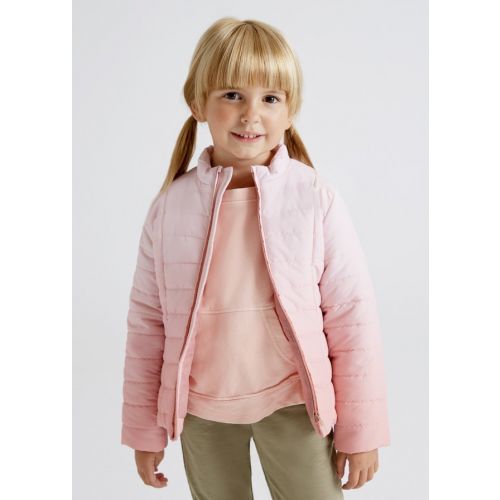 Girls Pink Ombre Light Padded Jacket 106331 by Mayoral from Hurleys
