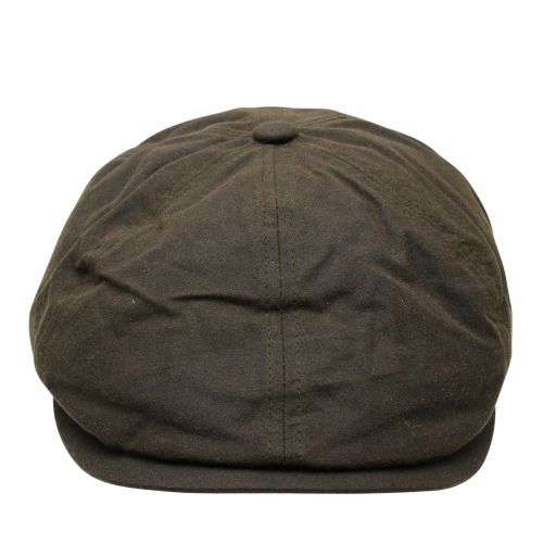 Mens Olive Portland Bakerboy Hat 47465 by Barbour from Hurleys