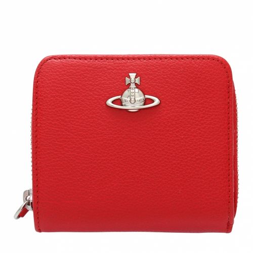 Womens Red Windsor Small Zip Around Wallet 46964 by Vivienne Westwood from Hurleys