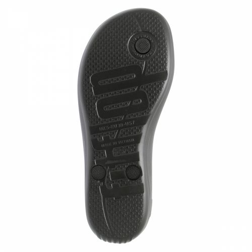 Womens All Black Iqushion Flip Flops 40961 by FitFlop from Hurleys