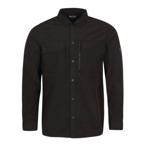 Mens Black Slipstream Overshirt 93961 by Barbour International from Hurleys