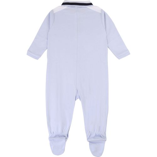 Baby Pale Blue Contrast Polo Babygrow 38235 by BOSS from Hurleys