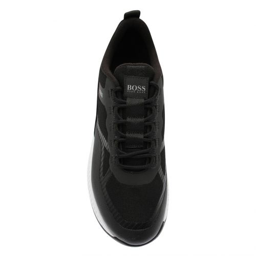 Athleisure Mens Black Titanium_Runn Trainers 78032 by BOSS from Hurleys