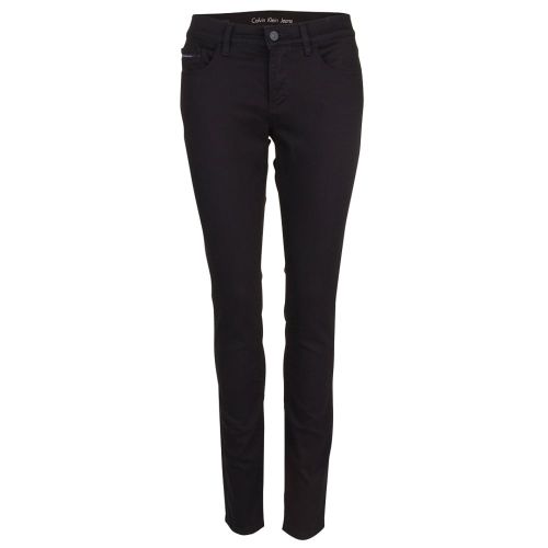 Womens Black Mid Rise Skinny Jeans 72590 by Calvin Klein from Hurleys