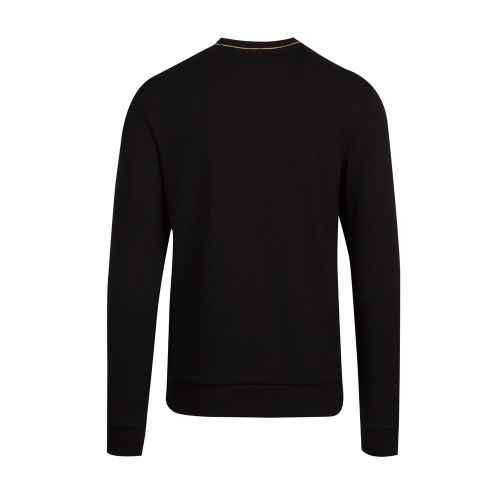 Athleisure Mens Black/Gold Salbo Iconic Sweat Top 83787 by BOSS from Hurleys