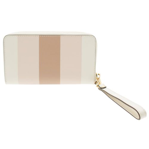 Womens Fawn & Soft Pink Multi Stripe Wristlet Purse 8119 by Michael Kors from Hurleys