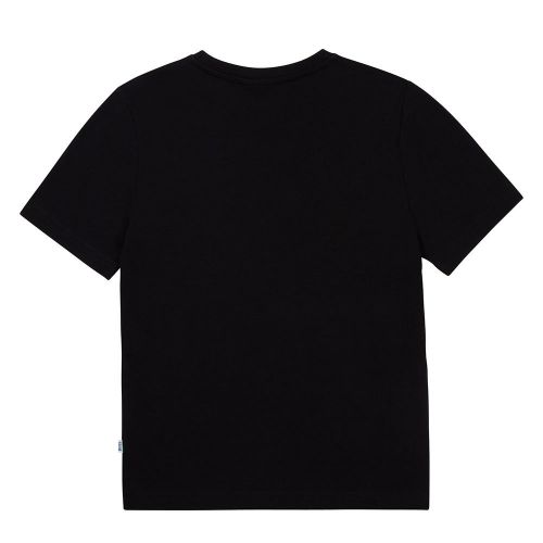 Boys Black Gold Pixel S/s T Shirt 91346 by BOSS from Hurleys