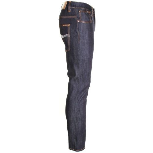 Mens Dry Ecru Embo Wash Thin Finn Slim Fit Jeans 20999 by Nudie Jeans Co from Hurleys