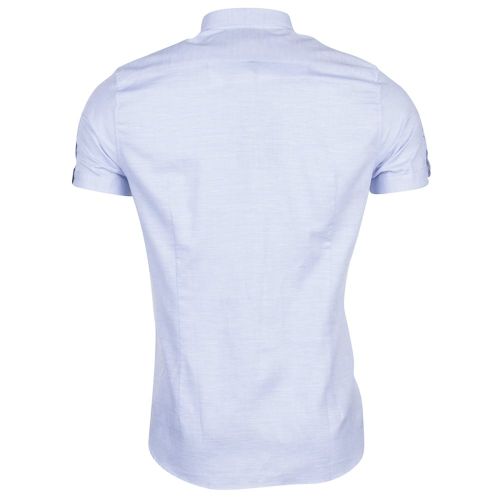 Mens Blue Palpin Linen S/s Shirt 72118 by Ted Baker from Hurleys