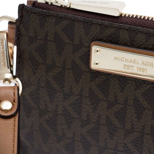 Womens Brown Signature Small Zip Around Coin Purse 20197 by Michael Kors from Hurleys