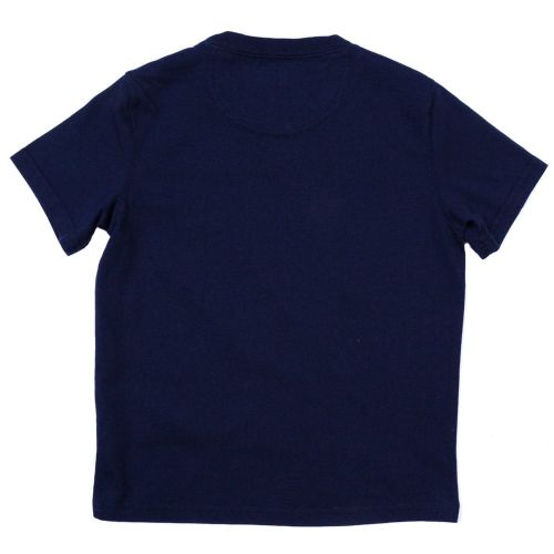 Boys Navy Tyre S/s Tee Shirt 65762 by Barbour from Hurleys
