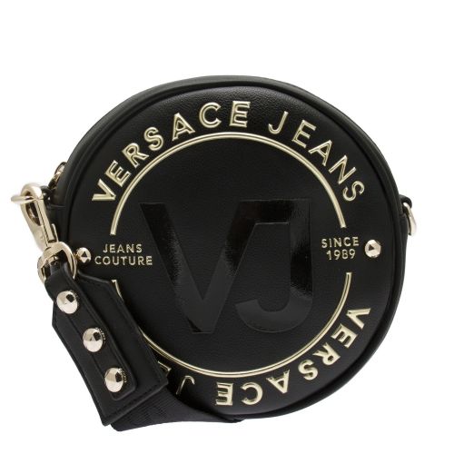 Womens Black Round Crossbody Bag 41737 by Versace Jeans from Hurleys