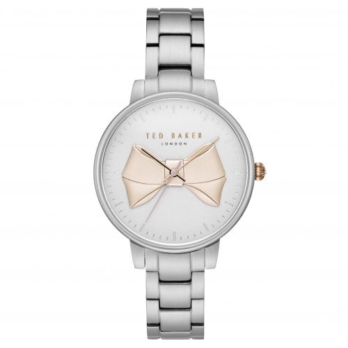 Womens Stainless Steel Bow Dial Bracelet Strap Watch 19259 by Ted Baker from Hurleys