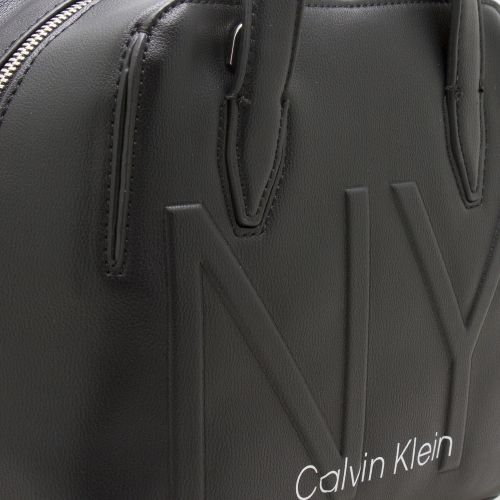 Womens Black Shaped NY Small Duffle Bag 51878 by Calvin Klein from Hurleys
