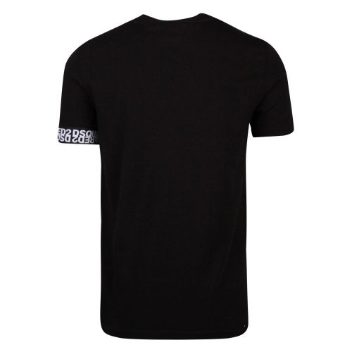 Mens Black Logo Band Arm S/s T Shirt 59228 by Dsquared2 from Hurleys