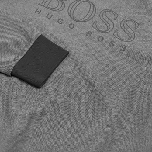 Mens Black Branded Poly Mix Crew Neck Sweat Top 31909 by BOSS from Hurleys