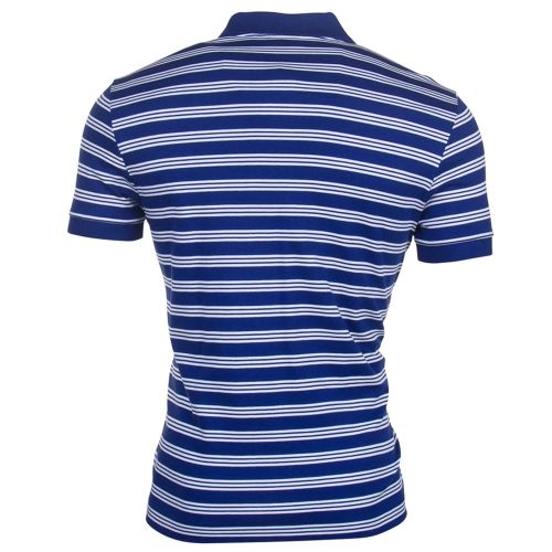 Mens Ocean Striped Regular Fit S/s Polo Shirt 71249 by Lacoste from Hurleys
