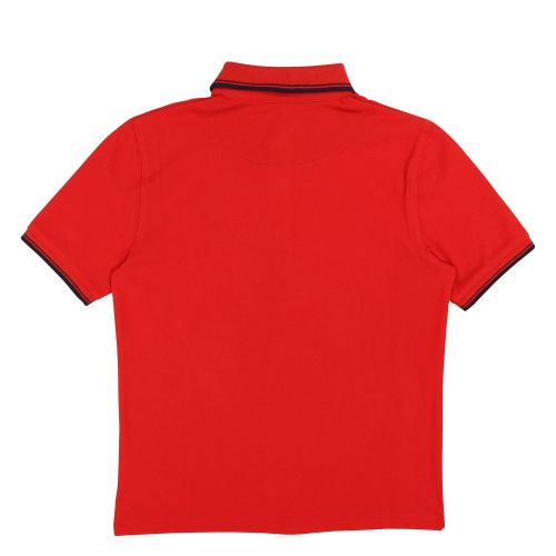 Boys Red Tipped S/s Polo Shirt 45564 by BOSS from Hurleys