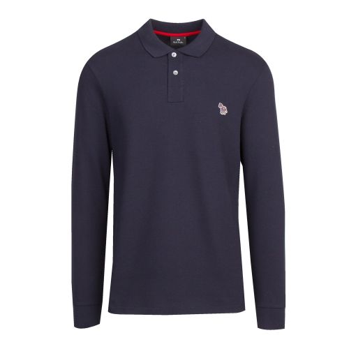 Mens Dark Navy Classic Zebra Regular Fit L/s Polo Shirt 52467 by PS Paul Smith from Hurleys